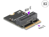Delock 64341 Adapter M.2 Key E Male To M.2 Key E Slot 90° Angled