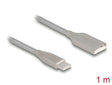 Delock 81258 Usb 2.0 Cable With Metal Sheath Usb Type-A Male To Usb Type-C