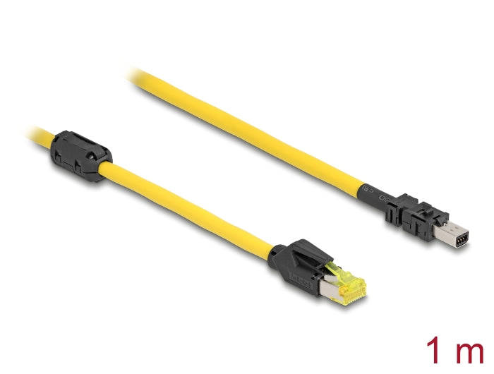 Delock 81250 Cable Rj45 Plug Cat.6 To Mini I/O 8 Pin D-Shape Type 2 Plug 1 M