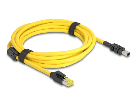 Delock 81252 Cable Rj45 Plug Cat.6 To Mini I/O 8 Pin D-Shape Type 2 Plug 3 M