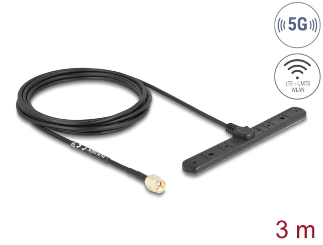 Delock 96090 5G Lte Antenna Sma Plug 3 Dbi Omnidirectional Fixed