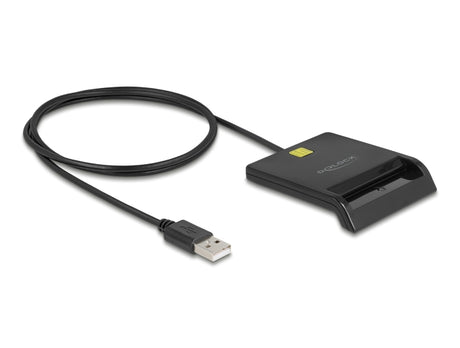 Delock 91724 Usb 2.0 Smart Card Reader For Smart Cards With Contact Chip