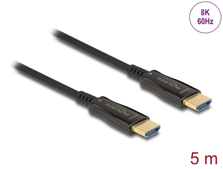 Delock 84075 Active Optical Cable Hdmi 8K 60 Hz 5 M