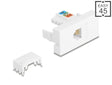 Delock 90897 Easy 45 Module Rj12 Jack To Lsa Utp White
