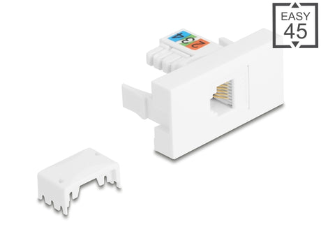 Delock 90897 Easy 45 Module Rj12 Jack To Lsa Utp White