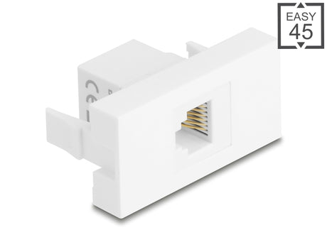 Delock 90898 Easy 45 Module Rj12 Jack To Rj12 Jack Utp White