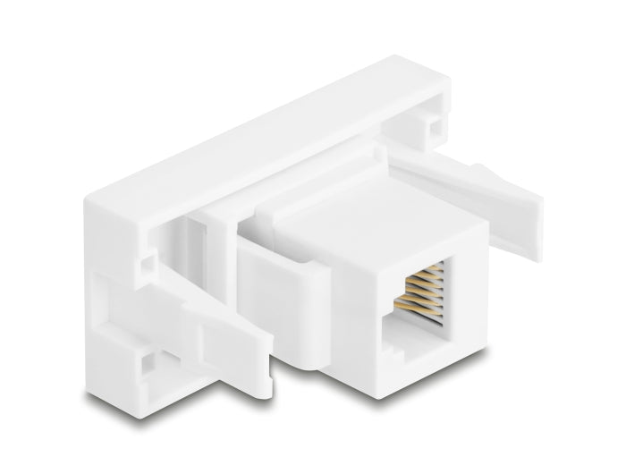 Delock 90898 Easy 45 Module Rj12 Jack To Rj12 Jack Utp White
