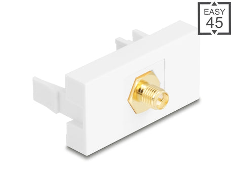 Delock 90903 Easy 45 Module Rp-Sma Female To Rp-Sma Female White