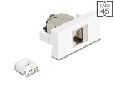 Delock 90905 Easy 45 Module Rj45 Jack To Lsa Cat.6A Stp With Locking Clip