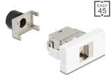 Delock 90906 Easy 45 Module Rj45 Jack To Lsa Cat.6A 180° Toolfree