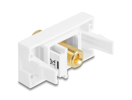 Delock 90901 Easy 45 Module Binding Post To Thread Nut Red / White