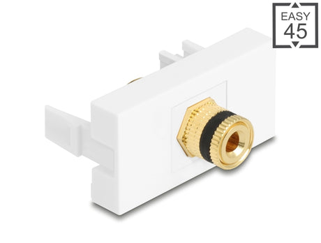 Delock 90902 Easy 45 Module Binding Post To Thread Nut Black / White