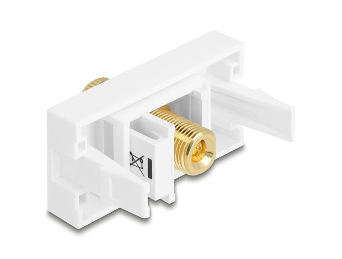 Delock 90902 Easy 45 Module Binding Post To Thread Nut Black / White