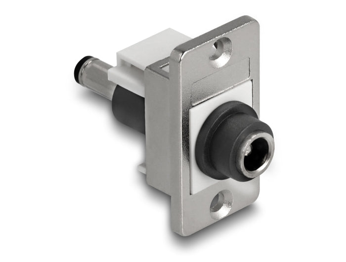 Delock 90885 Panel Mount Dc 5.5 X 2.1 Mm Female To Dc 5.5 X 2.5 Mm Male