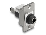 Delock 90885 Panel Mount Dc 5.5 X 2.1 Mm Female To Dc 5.5 X 2.5 Mm Male