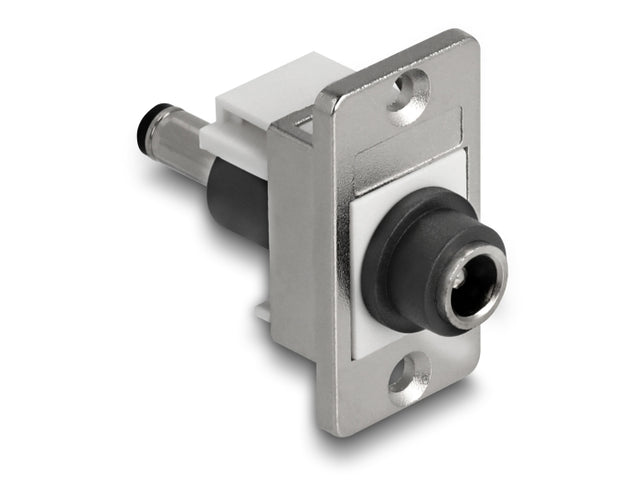 Delock 90885 Panel Mount Dc 5.5 X 2.1 Mm Female To Dc 5.5 X 2.5 Mm Male