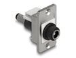 Delock 90887 Panel Mount Dc 5.5 X 2.5 Mm Female To Dc 5.5 X 2.5 Mm Male