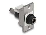 Delock 90887 Panel Mount Dc 5.5 X 2.5 Mm Female To Dc 5.5 X 2.5 Mm Male