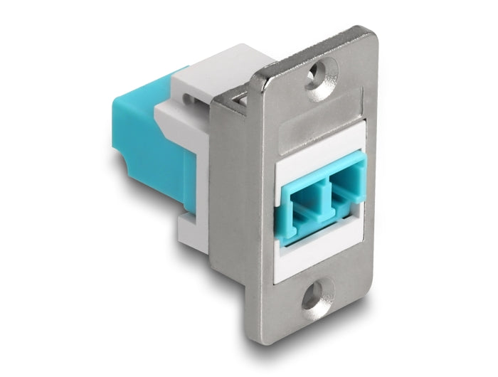 Delock 90888 Panel Mount Lc Duplex Female To Lc Duplex Female