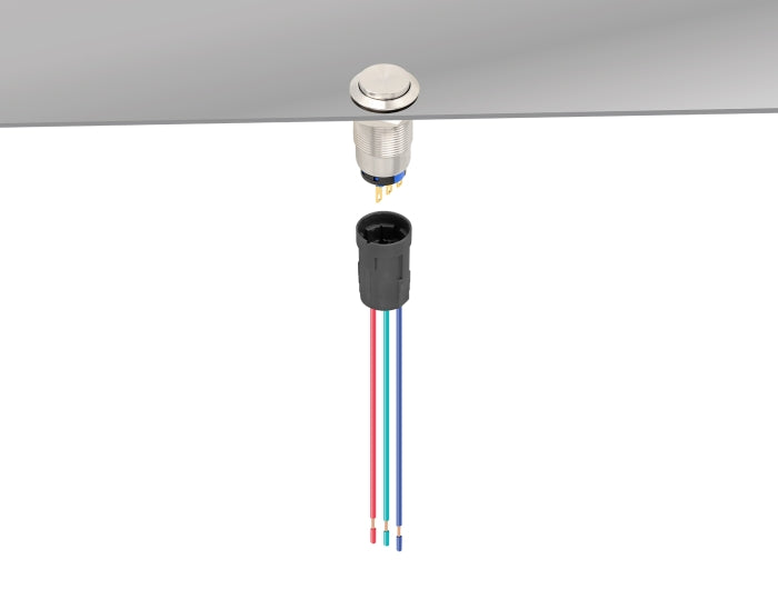 Delock 90789 Socket For 19 Mm 3 Pin Push Button Or Switch