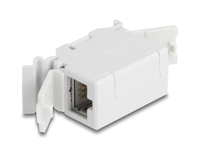 Delock 90768 Rj45 Coupler Cat.6A Jack To Jack With Dust Protection Cap