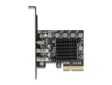 Delock 90891 Pci Express X4 Card To 1 X Usb Type-C™ 20 Gbps + 2 X Type-A 10 Gbps