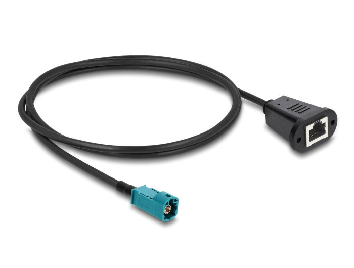Delock 90699 Cable Hsd Z Male To Rj45 Jack 1 M