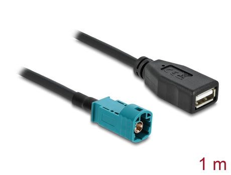 Delock 90703 Cable Hsd Z Male To Usb 2.0 Type-A Female 1 M