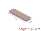 Delock 18480 Thermal Conductive Pad 70 X 20 X 1.75 Mm For M.2 Modules 3.0 W/Mk