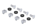Delock 67281 Universal Rack Mounting Set 2 Pieces Black