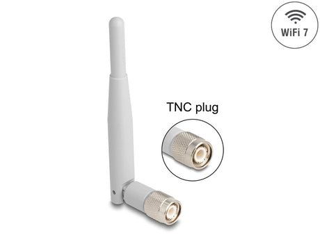 Delock 90736 Wifi 7 Antenna Tnc Plug 2 - 3 Dbi 13.5 Cm Omnidirectional