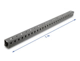 Delock 22027 Wiring Duct 25 X 25 Mm - Length 1 M Grey