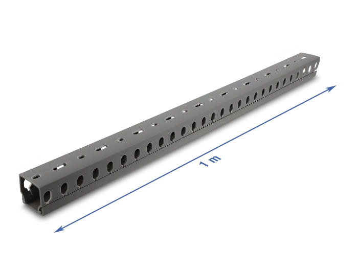 Delock 22028 Wiring Duct 30 X 30 Mm - Length 1 M Grey