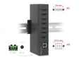 Delock 60687 Industry Hub 7 X Usb 2.0 Type-A With 15 Kv Esd Protection