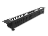 Delock 67277 19″ 1U Cable Management Routing Panel