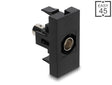 Delock 90960 Easy 45 Module Bnc Female To Bnc Female Black