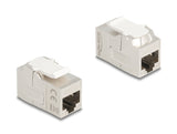 Delock 90718 Keystone Module Coupler Rj45 Jack To Rj45 Jack Cat.6A Shielded