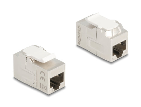 Delock 90718 Keystone Module Coupler Rj45 Jack To Rj45 Jack Cat.6A Shielded