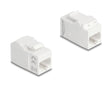 Delock 90719 Keystone Module Coupler Rj45 Jack To Rj45 Jack Utp Cat.6A White
