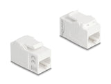 Delock 90719 Keystone Module Coupler Rj45 Jack To Rj45 Jack Utp Cat.6A White