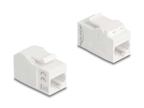 Delock 90719 Keystone Module Coupler Rj45 Jack To Rj45 Jack Utp Cat.6A White