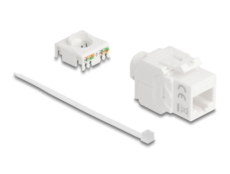 Delock 90722 Keystone Module Rj45 Jack To Lsa Cat.6A Utp 180° Toolfree