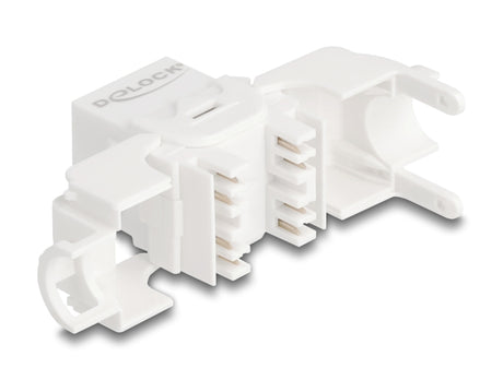 Delock 90722 Keystone Module Rj45 Jack To Lsa Cat.6A Utp 180° Toolfree