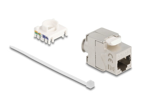 Delock 90723 Keystone Module Slimline / Shortbody Rj45 Jack To Lsa Cat.6A