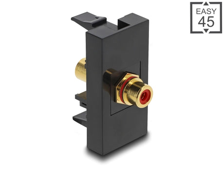 Delock 90964 Easy 45 Module Rca Female To Rca Female Gold Plated Red / Black