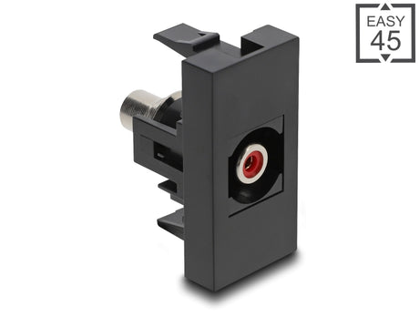Delock 90963 Easy 45 Module Rca Female To Rca Female Red / Black