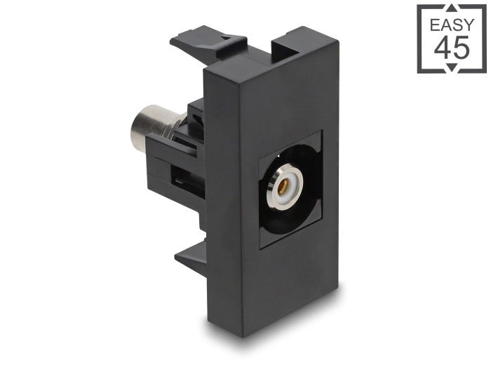 Delock 90958 Easy 45 Module Rca Female To Rca Female White / Black
