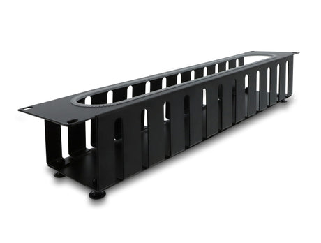 Delock 67279 19″ 2U Cable Management Routing Panel