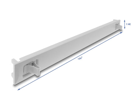 Delock 67274 19″ 1U Blind Panel Abs Plastic With Snap-In Function Grey