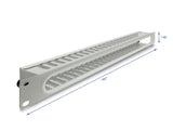 Delock 67278 19″ 1U Cable Management Routing Panel
